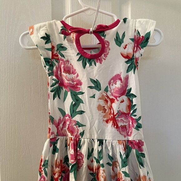Free Birdees Peonies Twirling Bodysuit Dress Bamboo Girls Size 3-6 Months NWT - Picture 11 of 14